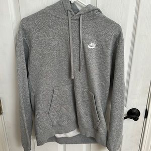 Grey nike hoodie size small